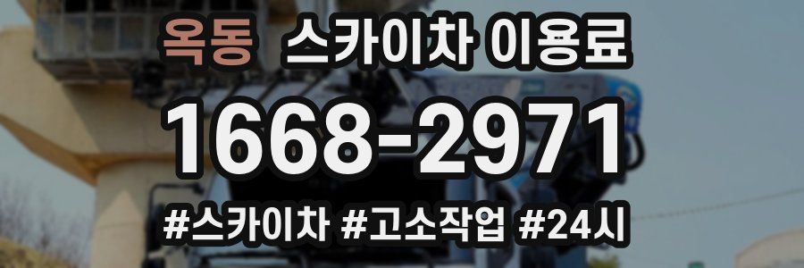 옥동 스카이차 이용료