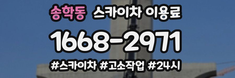 송학동 스카이차 이용료