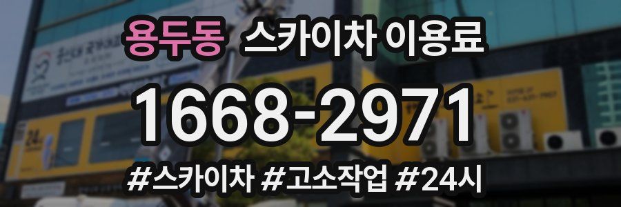 용두동 스카이차 이용료