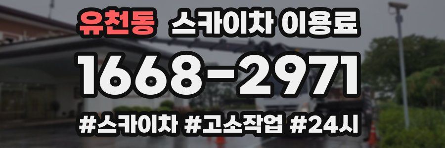 유천동 스카이차 이용료