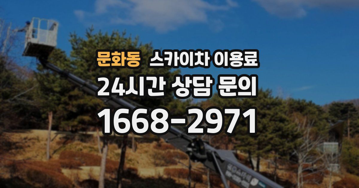 문화동 스카이차 이용료