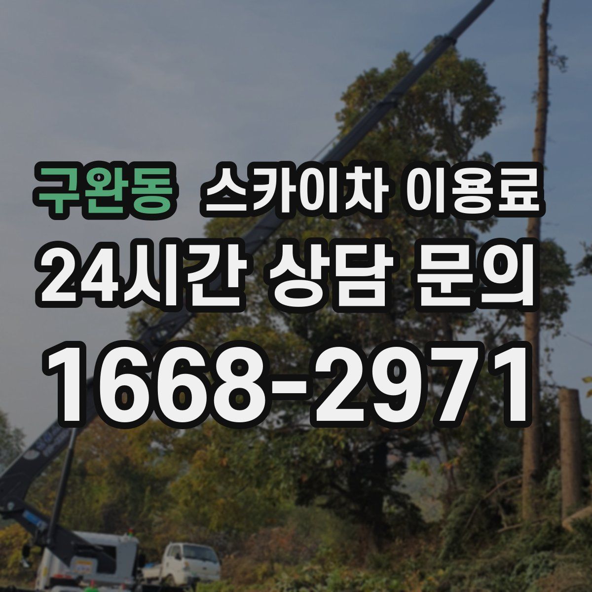 구완동 스카이차 이용료
