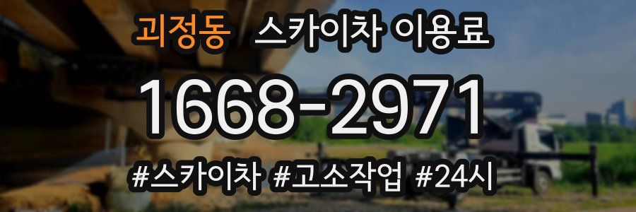 괴정동 스카이차 이용료