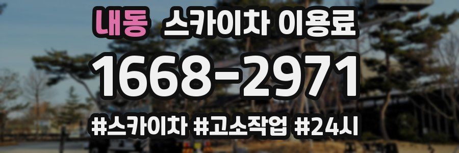 내동 스카이차 이용료