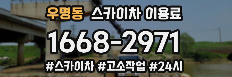 우명동 스카이차 이용료