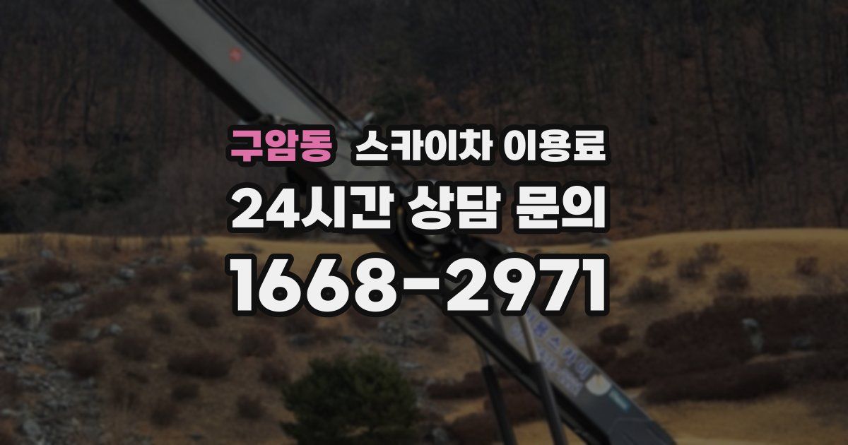 구암동 스카이차 이용료