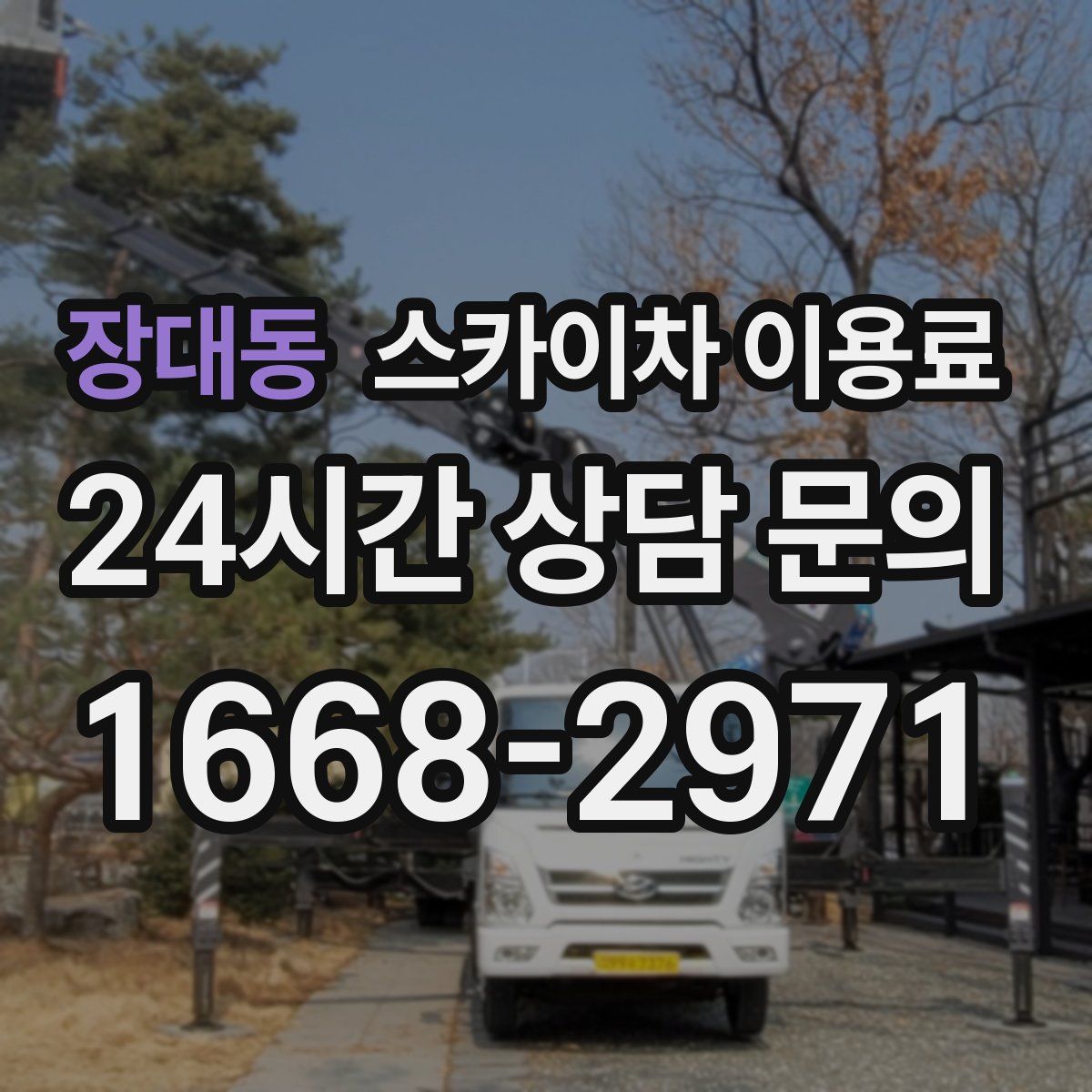 장대동 스카이차 이용료