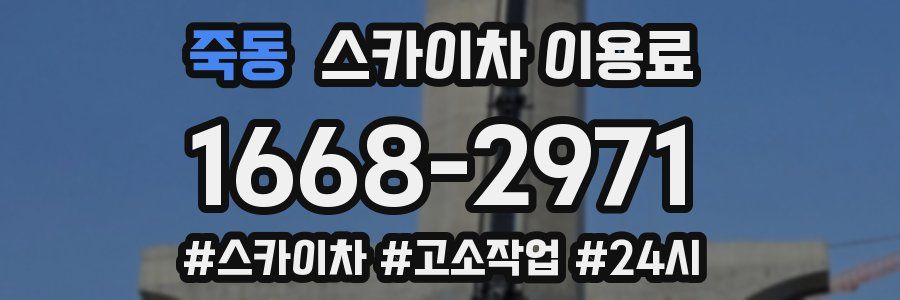 죽동 스카이차 이용료