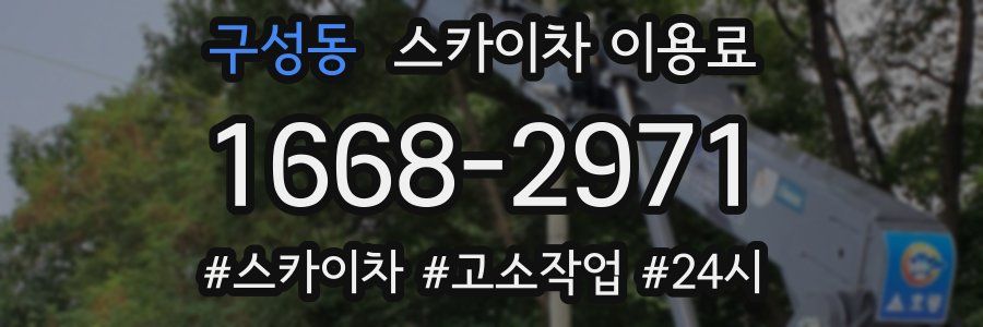 구성동 스카이차 이용료