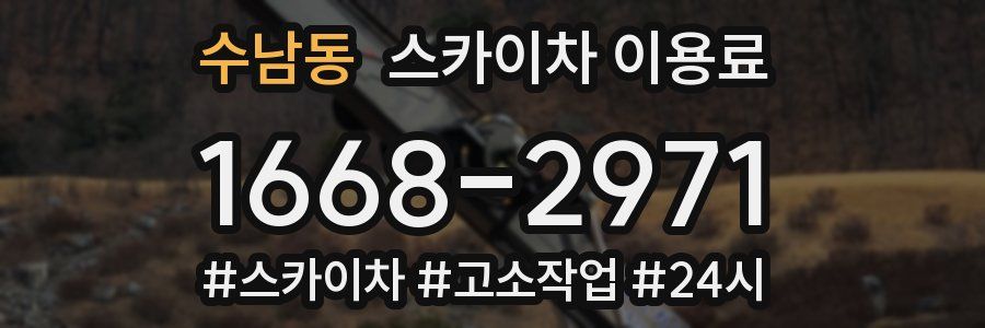 수남동 스카이차 이용료
