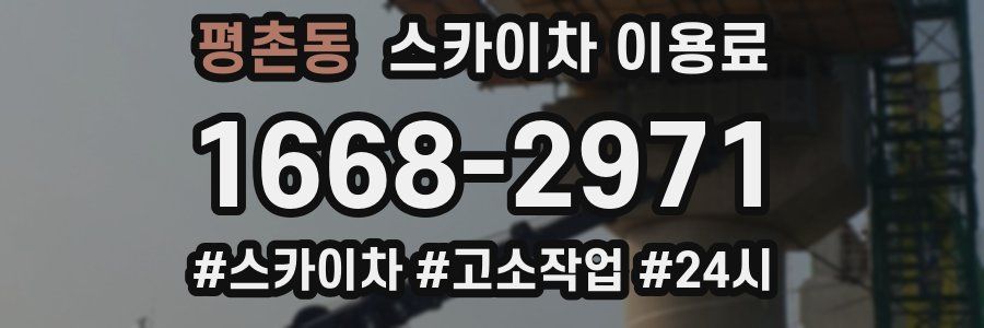 평촌동 스카이차 이용료
