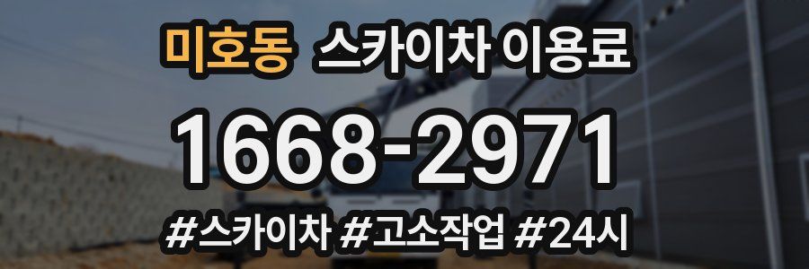 미호동 스카이차 이용료