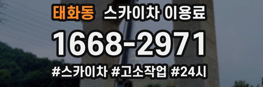 태화동 스카이차 이용료