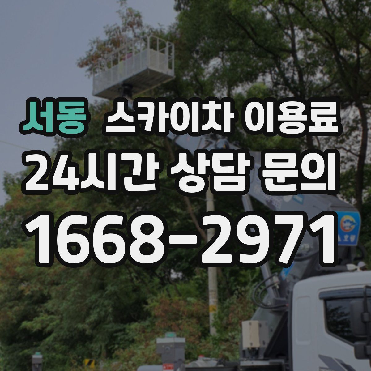 서동 스카이차 이용료