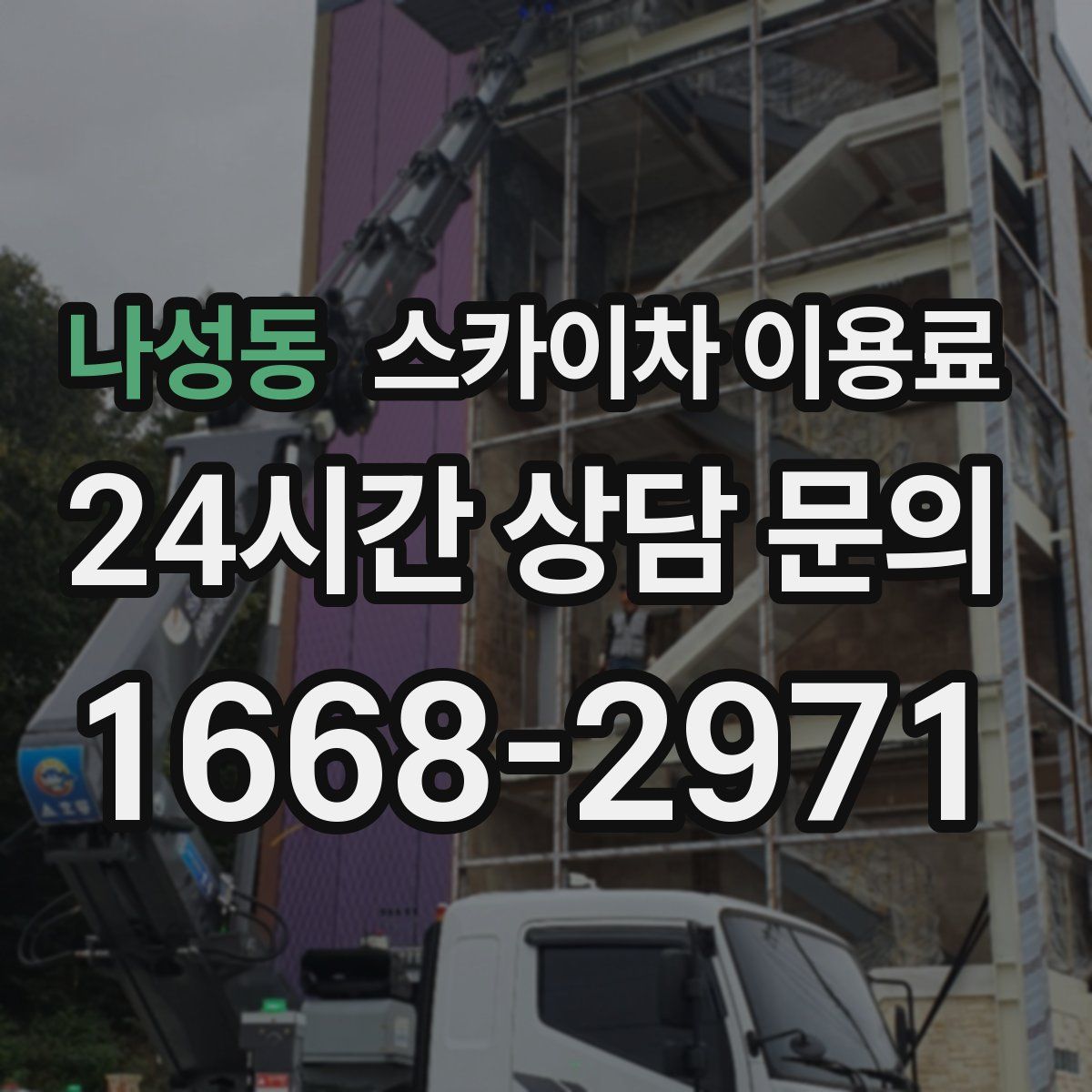 나성동 스카이차 이용료
