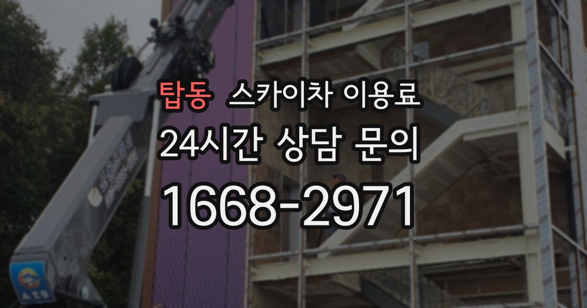 탑동 스카이차 이용료