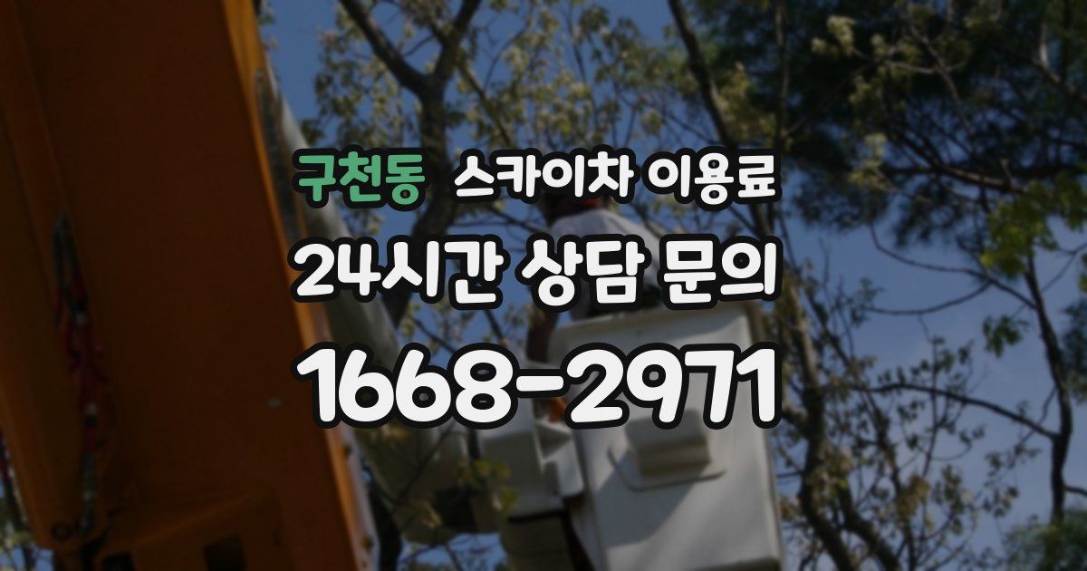 구천동 스카이차 이용료