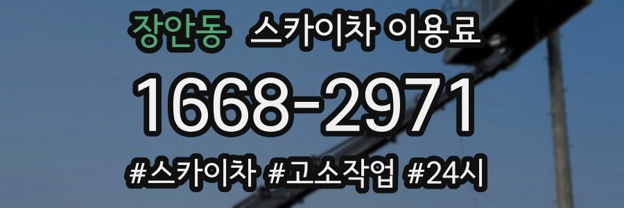 장안동 스카이차 이용료