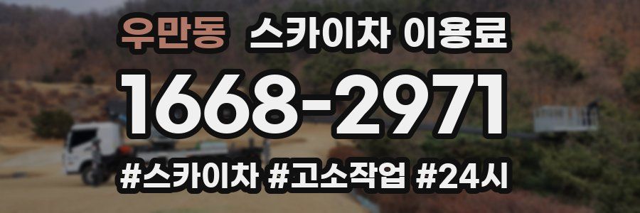 우만동 스카이차 이용료