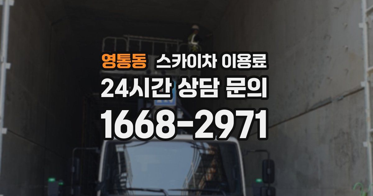 영통동 스카이차 이용료