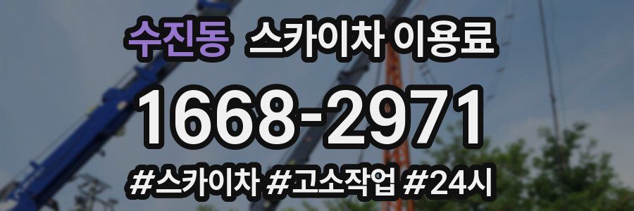 수진동 스카이차 이용료