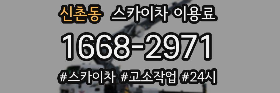 신촌동 스카이차 이용료