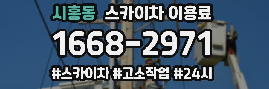 시흥동 스카이차 이용료