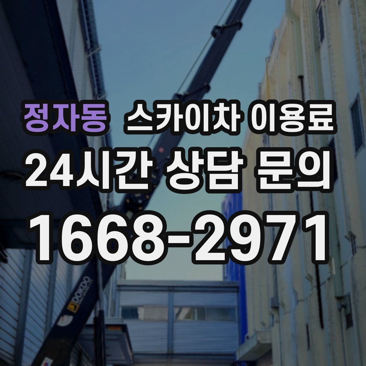 정자동 스카이차 이용료