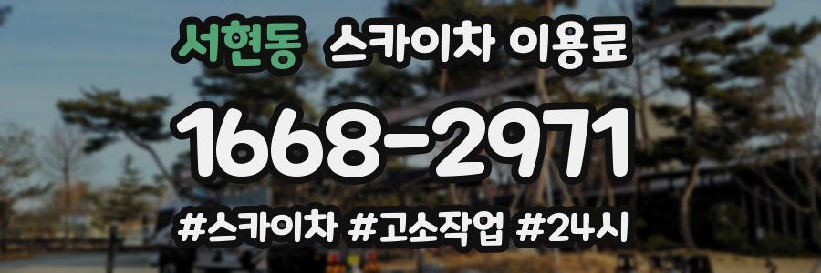 서현동 스카이차 이용료