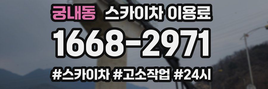 궁내동 스카이차 이용료