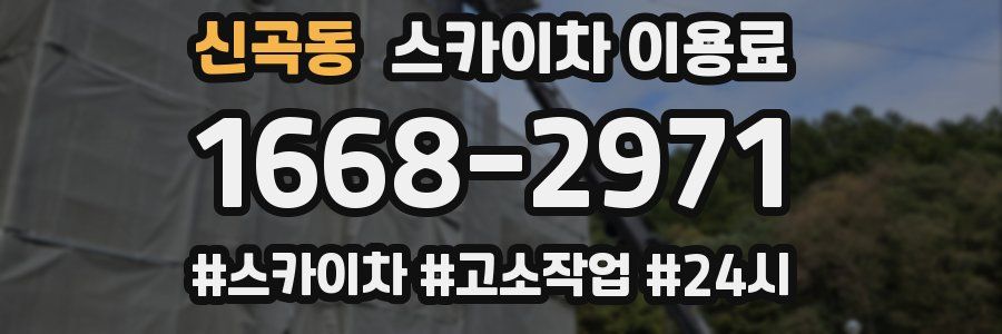 신곡동 스카이차 이용료