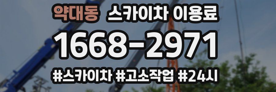 약대동 스카이차 이용료