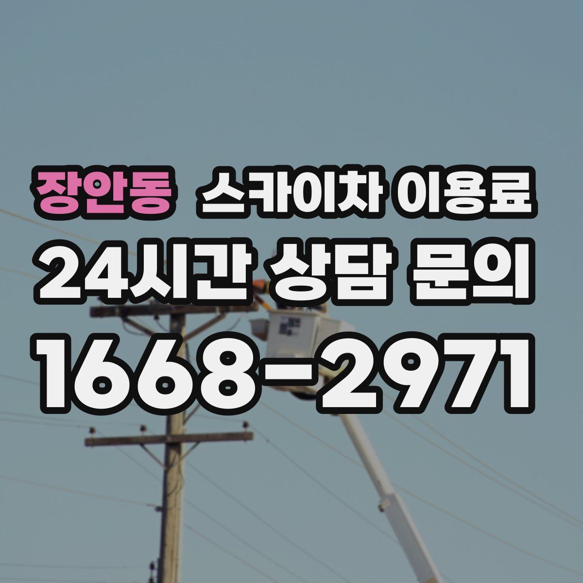장안동 스카이차 이용료