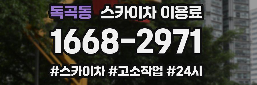 독곡동 스카이차 이용료