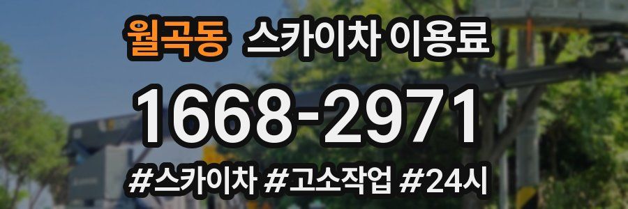 월곡동 스카이차 이용료