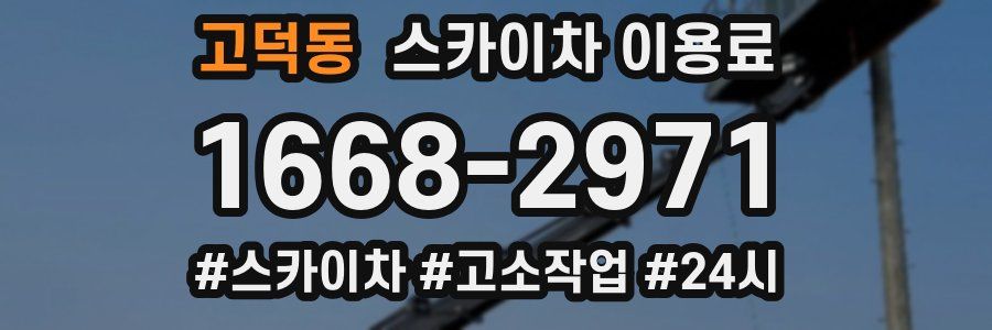 고덕동 스카이차 이용료