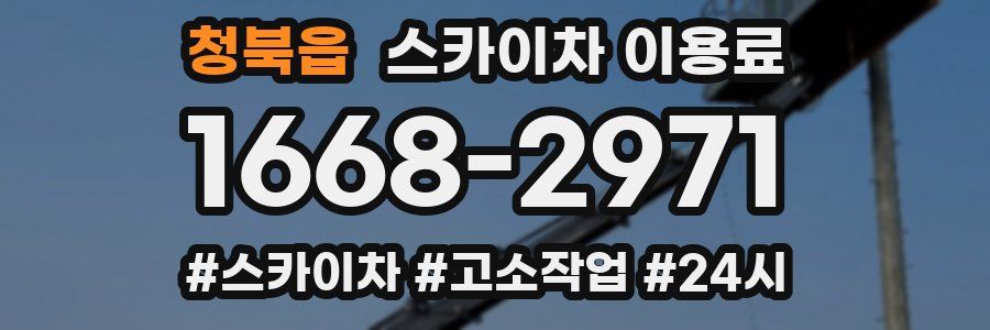 청북읍 스카이차 이용료