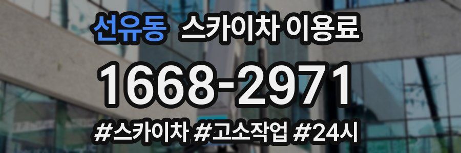 선유동 스카이차 이용료
