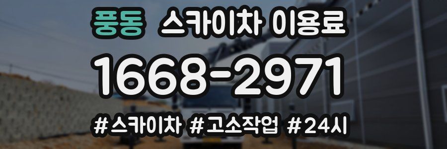 풍동 스카이차 이용료