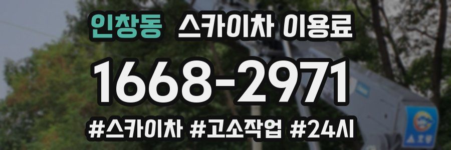 인창동 스카이차 이용료