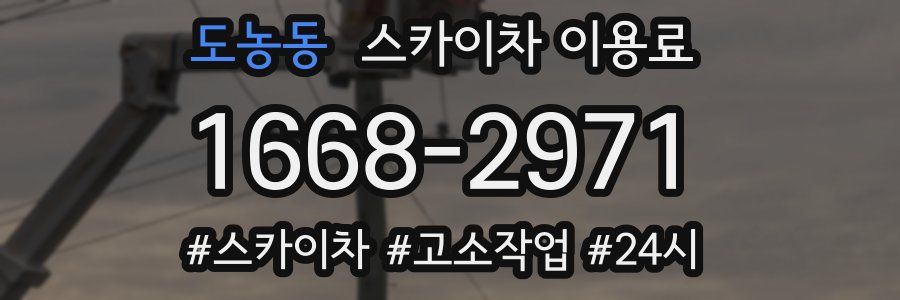 도농동 스카이차 이용료