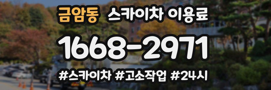금암동 스카이차 이용료