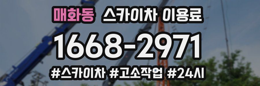 매화동 스카이차 이용료