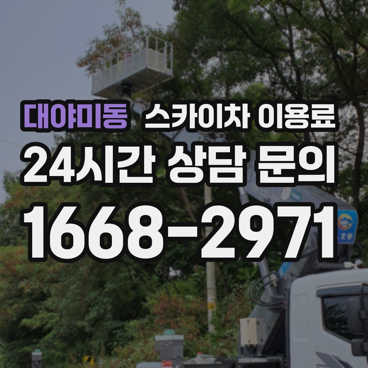 대야미동 스카이차 이용료