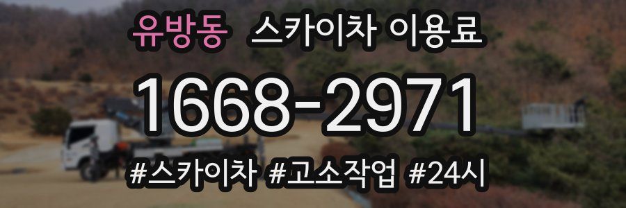 유방동 스카이차 이용료
