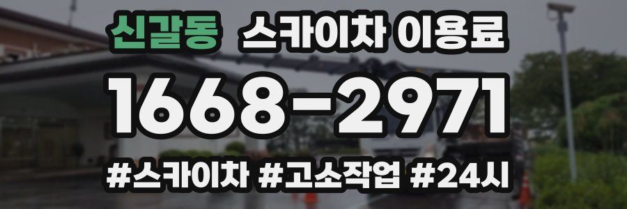 신갈동 스카이차 이용료