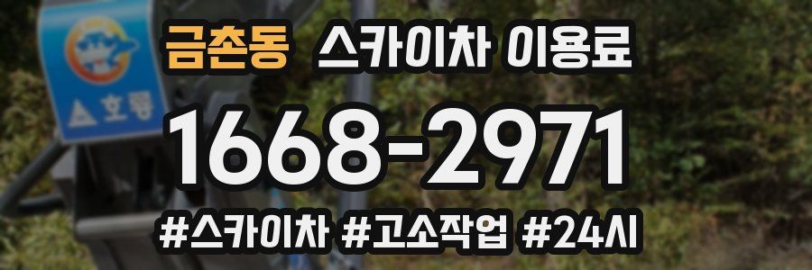 금촌동 스카이차 이용료