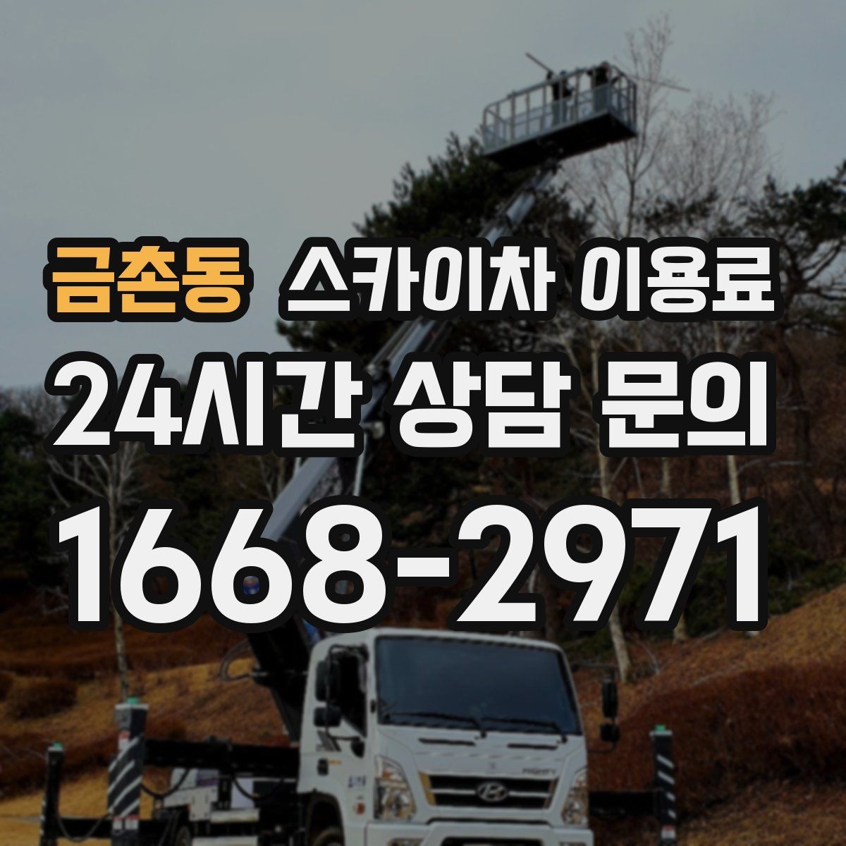 금촌동 스카이차 이용료