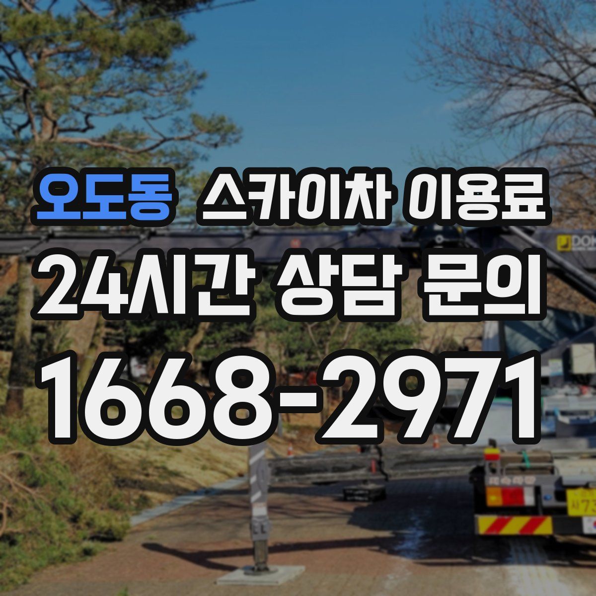 오도동 스카이차 이용료