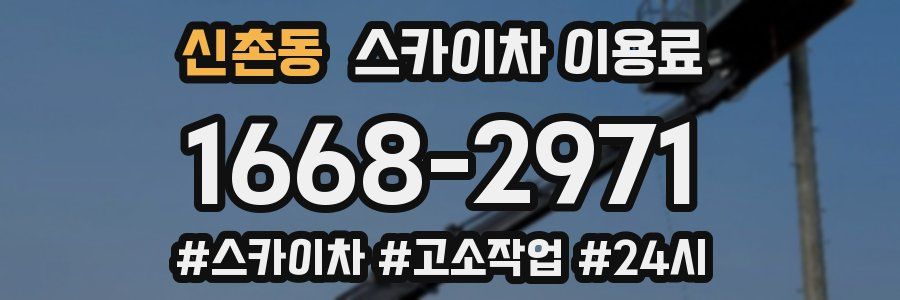 신촌동 스카이차 이용료